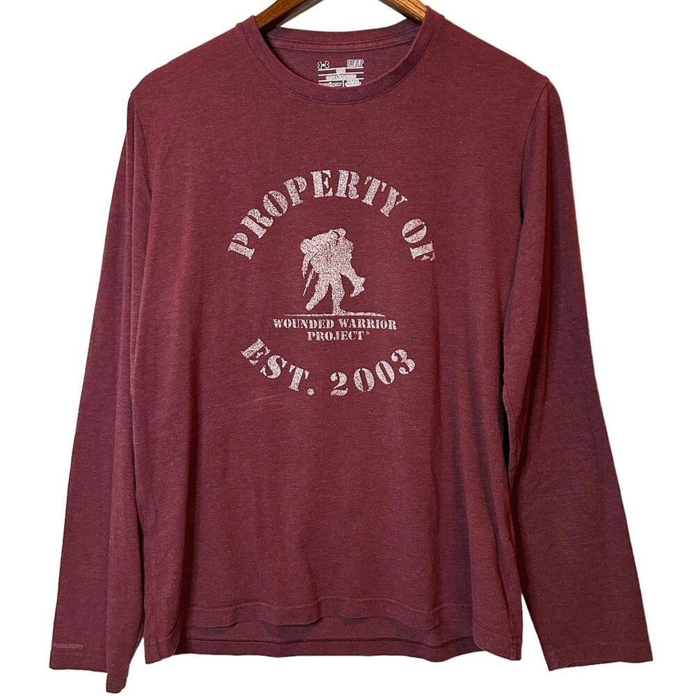 Under Armour Men's Wounded Warrior Project Long Sleeve Shirt Size Small